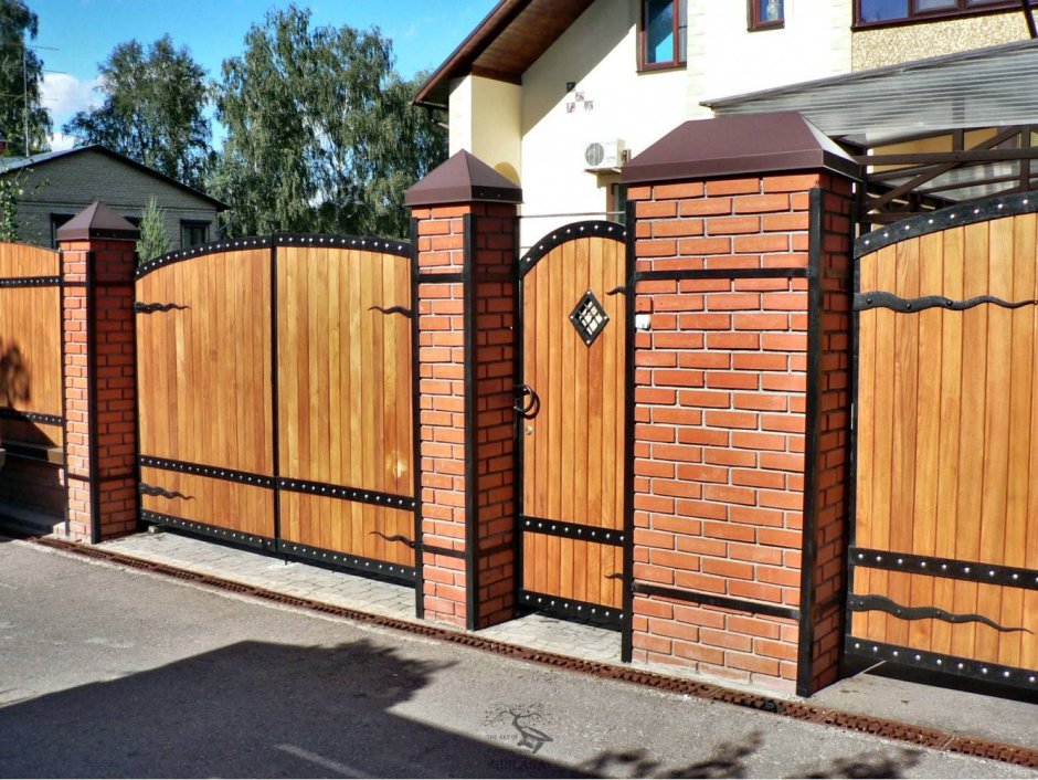 Ворота калитка и забор для частного дома
