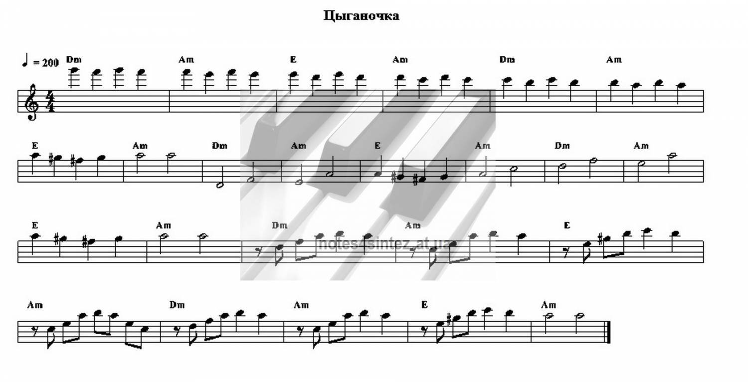 Песня мама я пьяна. Цыганочка Ноты для синтезатора. Ноты для баяна Цыганочка аза аза Цыганочка Черноглаза.