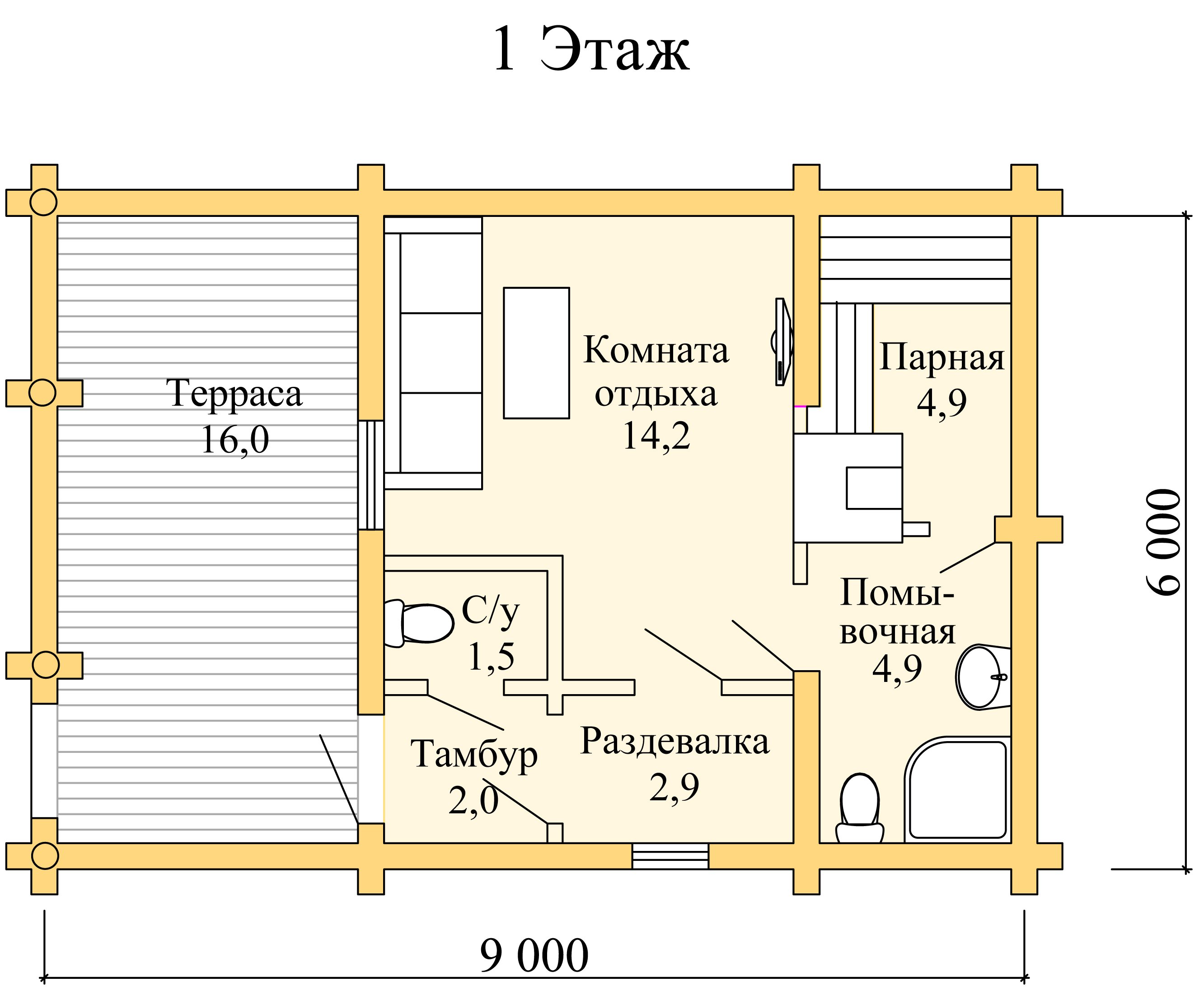 Баня дом лучшая планировка 6 на 6 с небольшой парилкой