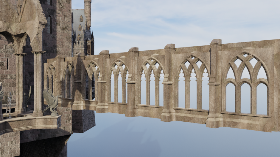 Hogwarts Courtyard