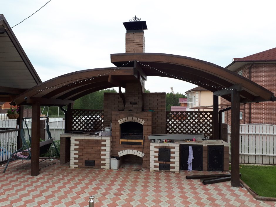 Навес для мангала Grillkoff шашлычник 150 х 215 х 232 см
