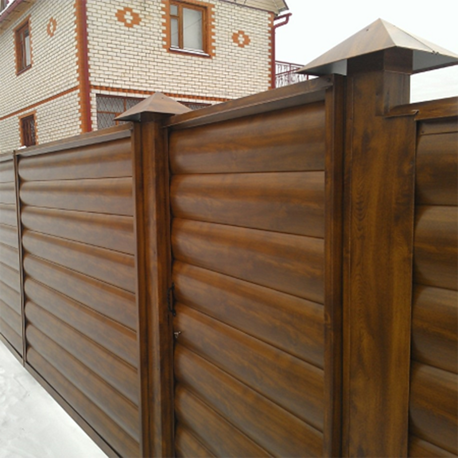 Откатные ворота блок Хаус