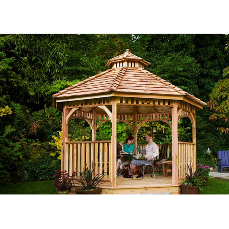 Беседка брусовая Gazebos