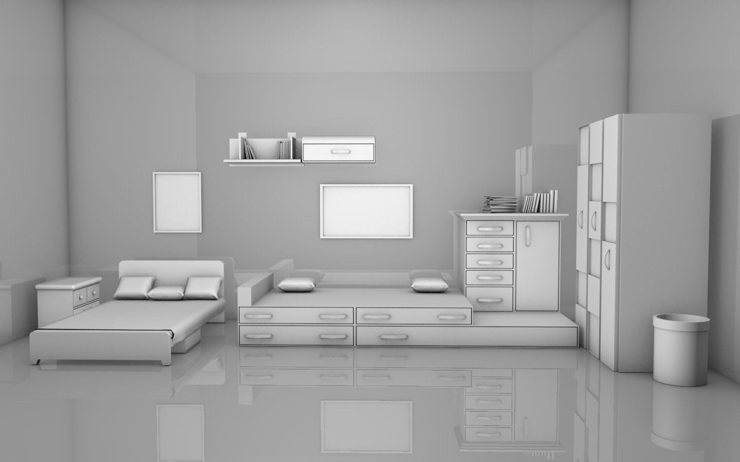 3д модели комнат для интерьера