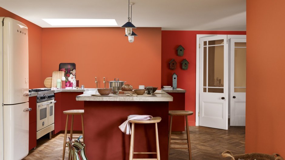 Терракотовый цвет Dulux