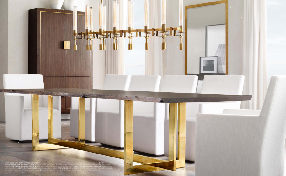 Стол Brass Table 40 60