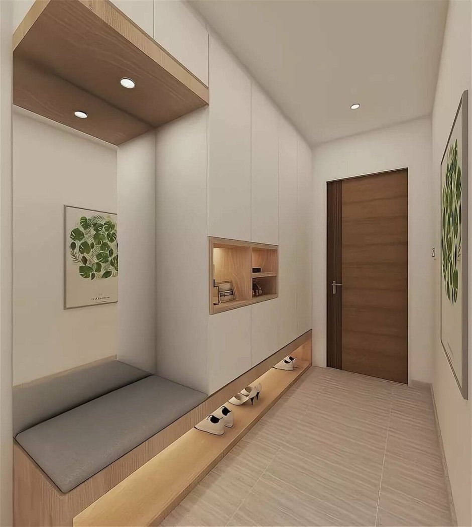 Дизайн узкой прихожей в квартире