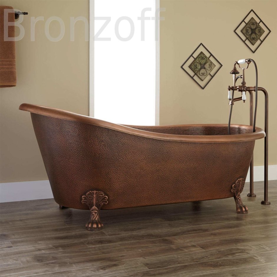 Ванна на ножках tw176bi/Oro