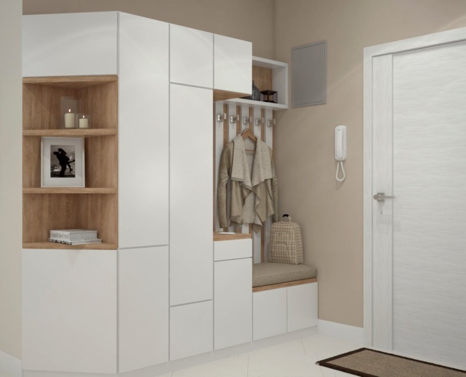 Прихожая Мартин Atelier белый глянец