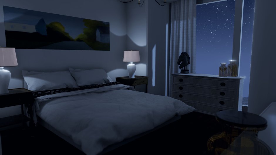 Свет в спальне ночной режим