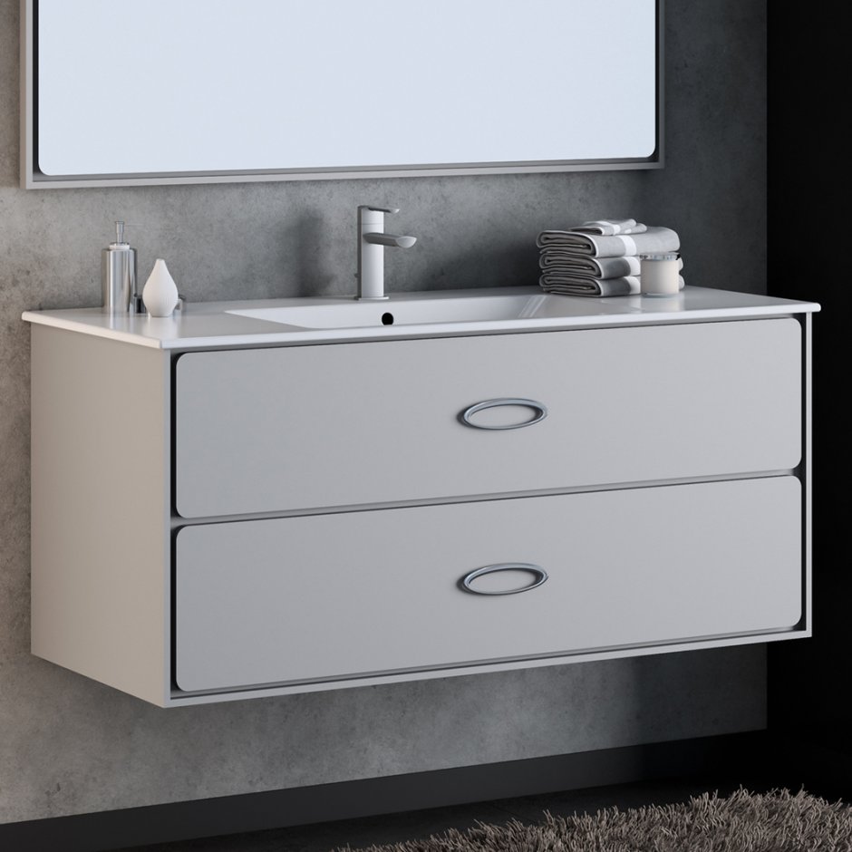 Зеркало smile Монтэ 120 белый