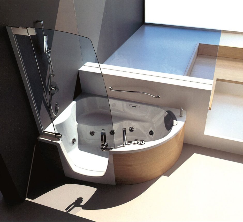 Devit kreno 1485*743 free standing Corner Bathtub отдельностоящая угловая ванна