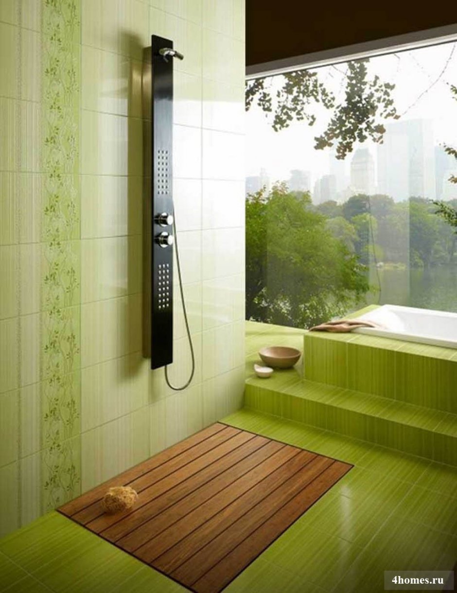 Плитка бамбук для ванной