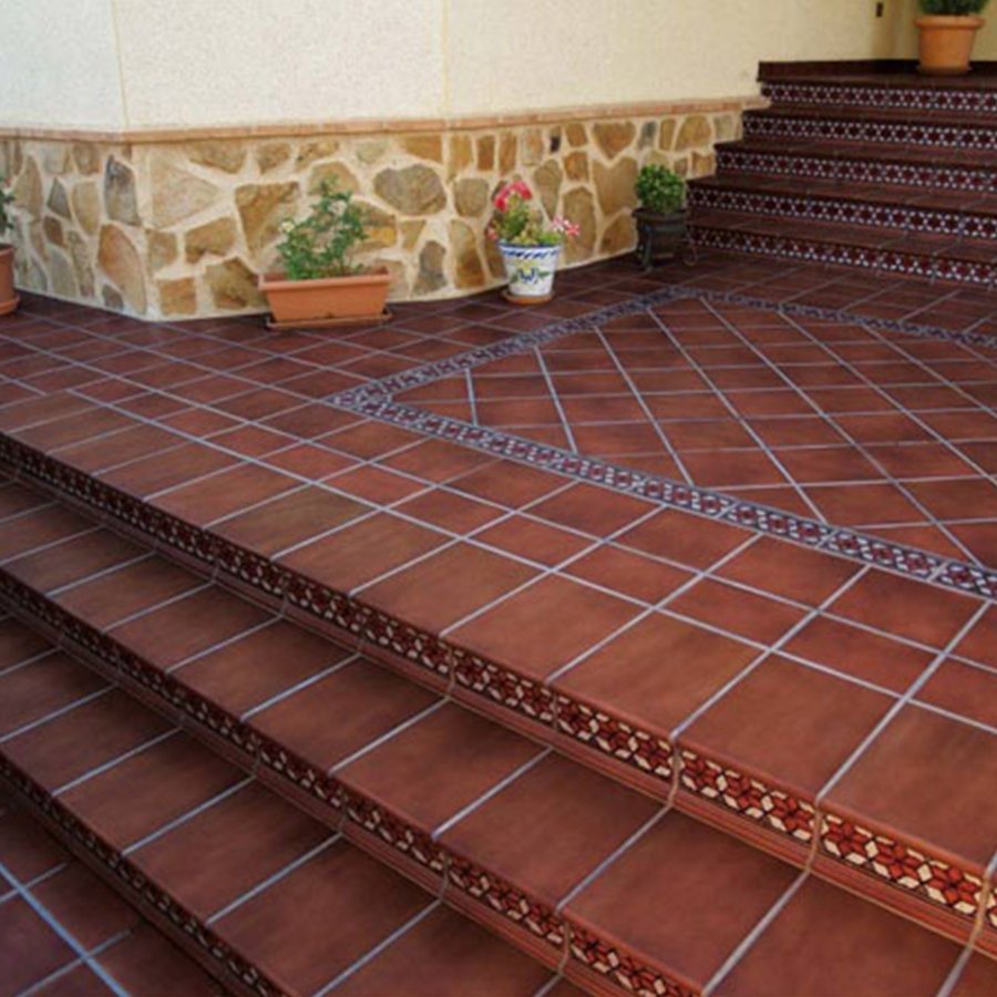 Клинкерные ступени для крыльца 1200х300