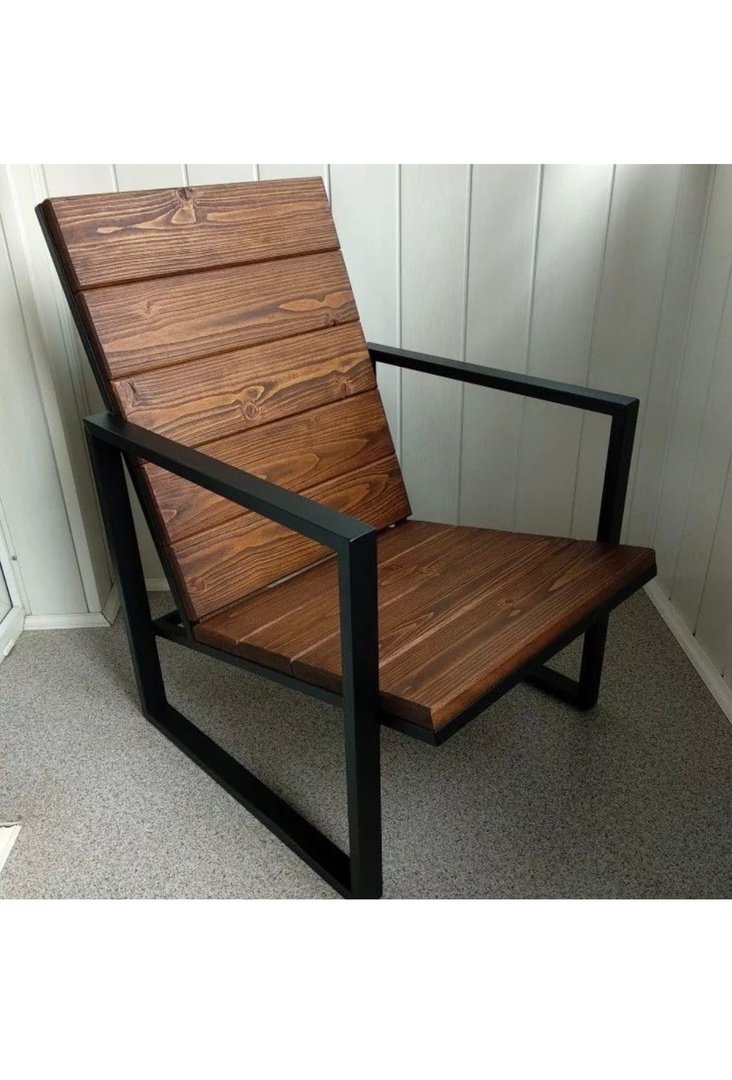 Кресло качалка в стиле лофт