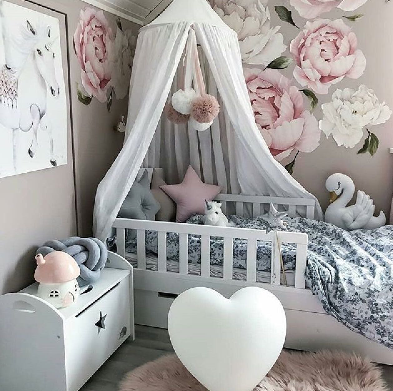 Комната для новорожденного девочки