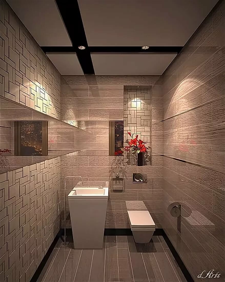 Туалет гостевой дизайн