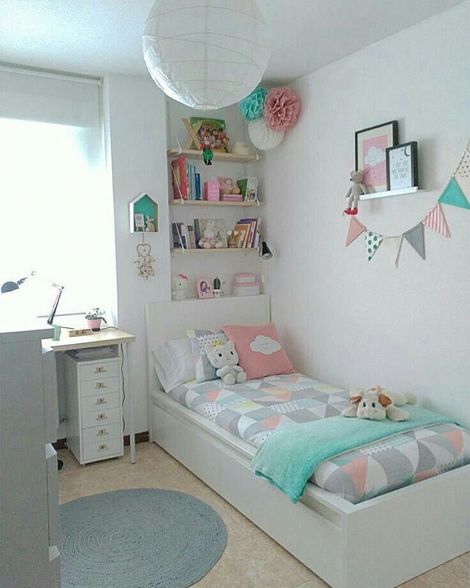 оформление маленькой комнаты для девочки подростка