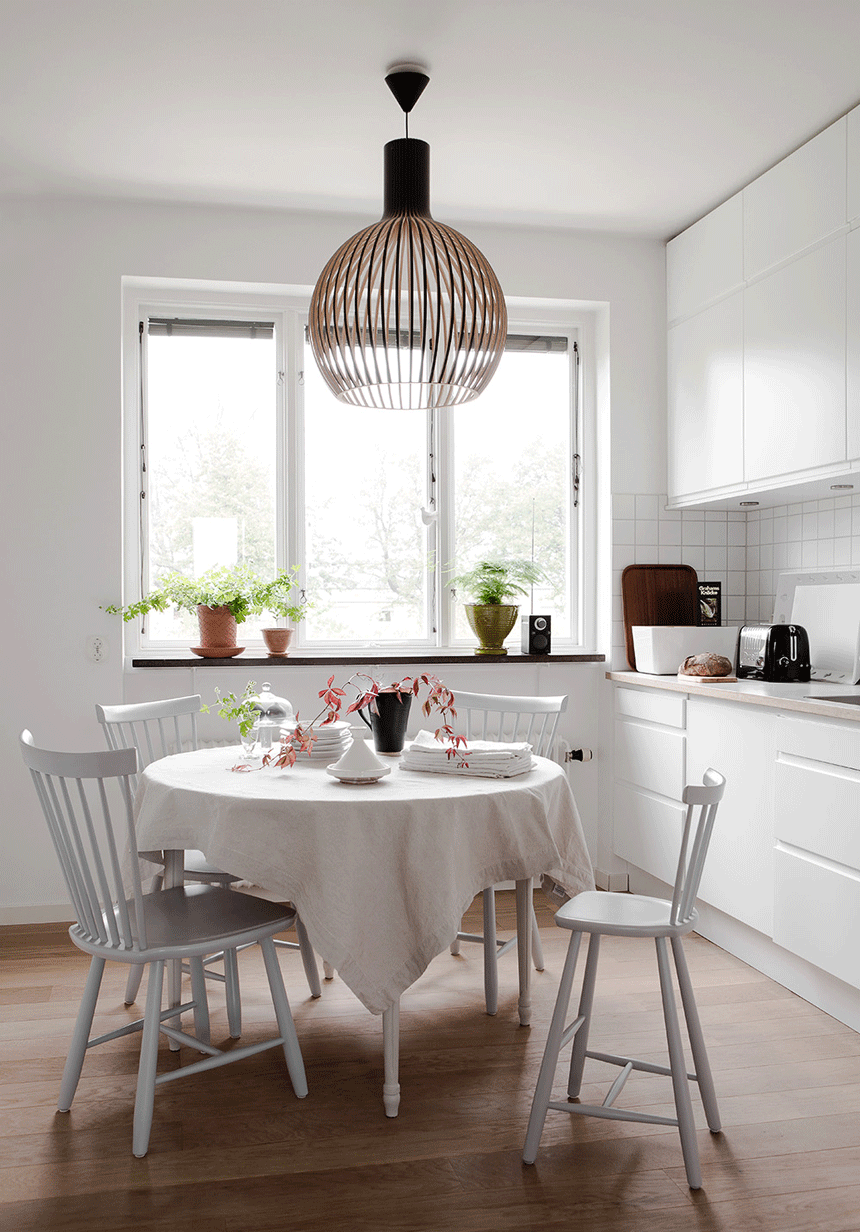 потолочные светильники на кухню в скандинавском стиле