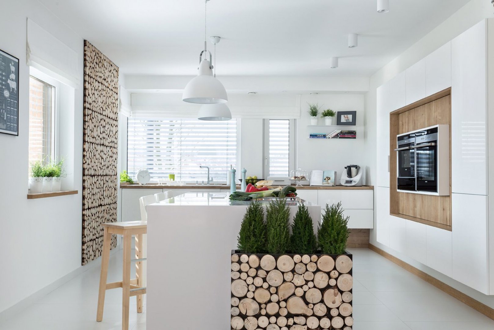 Декор стен на кухне в современном стиле