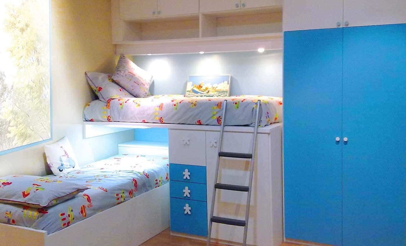 детская кровать для разнополых детей