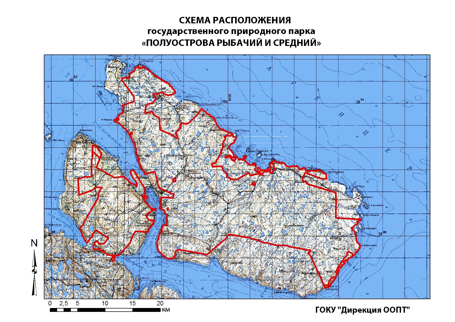 Полуостров средний карта. Полуостров Рыбачий Мурманская область. Полуостров Рыбачий Мурманская область на карте. Карта полуострова Рыбачий и средний. Остров Рыбачий на карте.