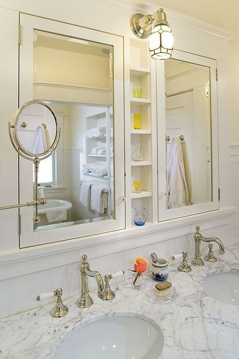 Встраиваемое зеркало для ванной