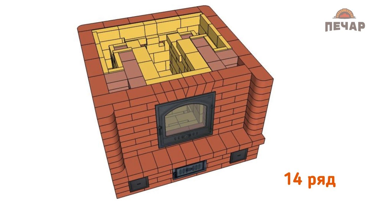 Кирпичная печь для бани порядовка - 61 фото