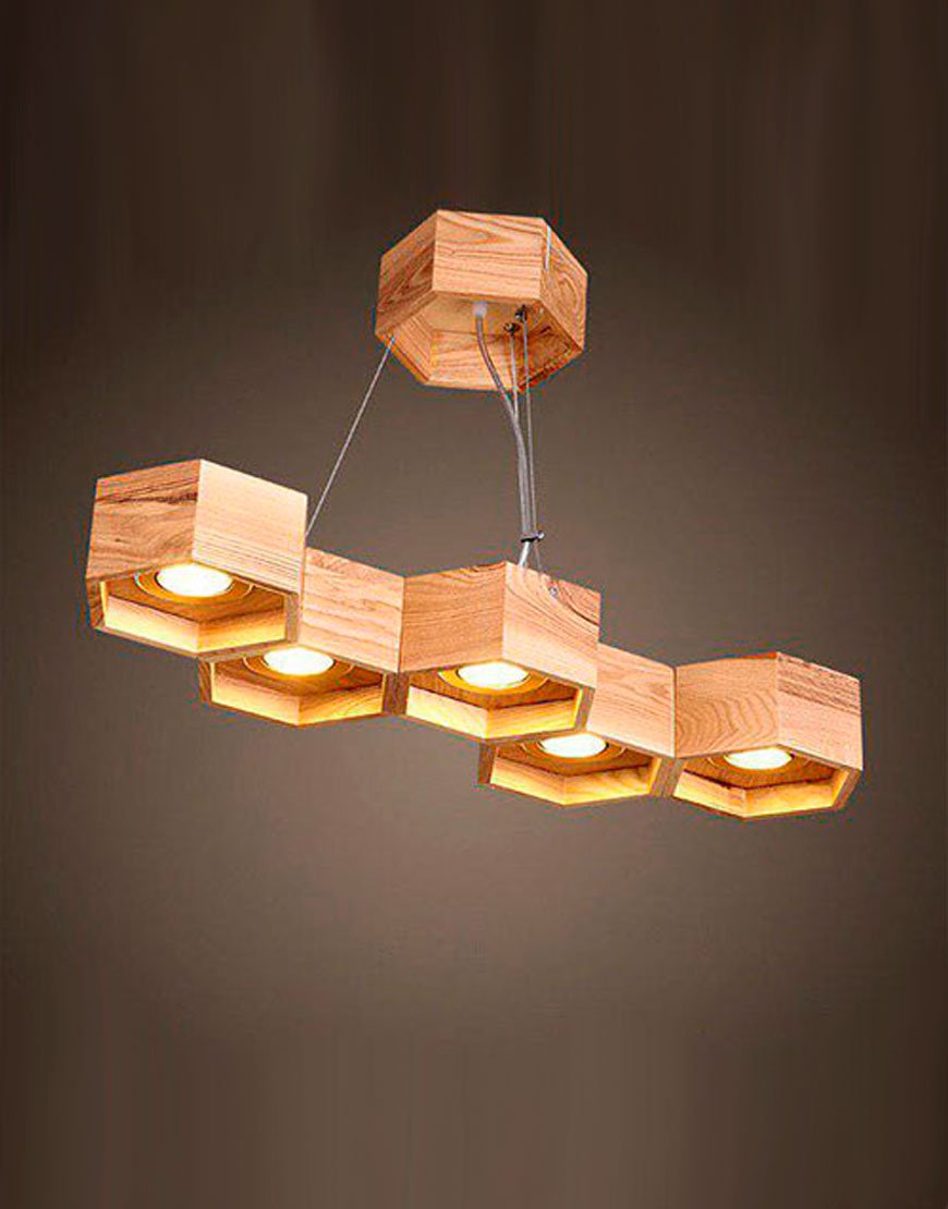 Люстра Honeycomb 12 Loft Wooden Ecolight