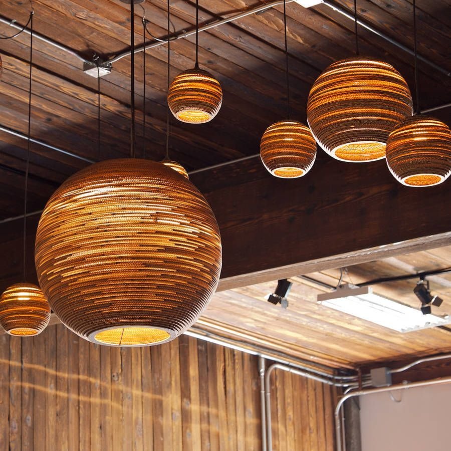 Подвесной светильник lofter Wooden Sphere