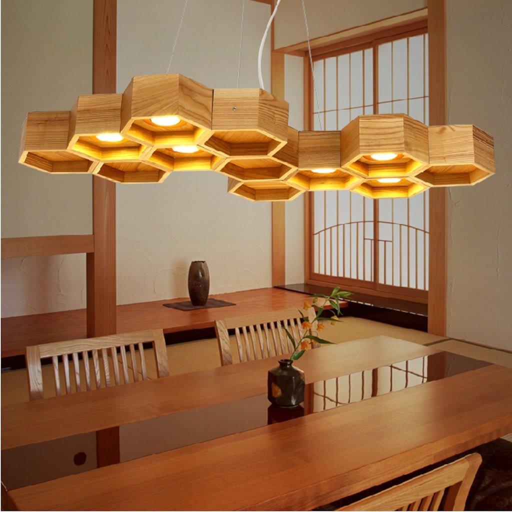 Люстра Honeycomb 12 Loft Wooden Ecolight
