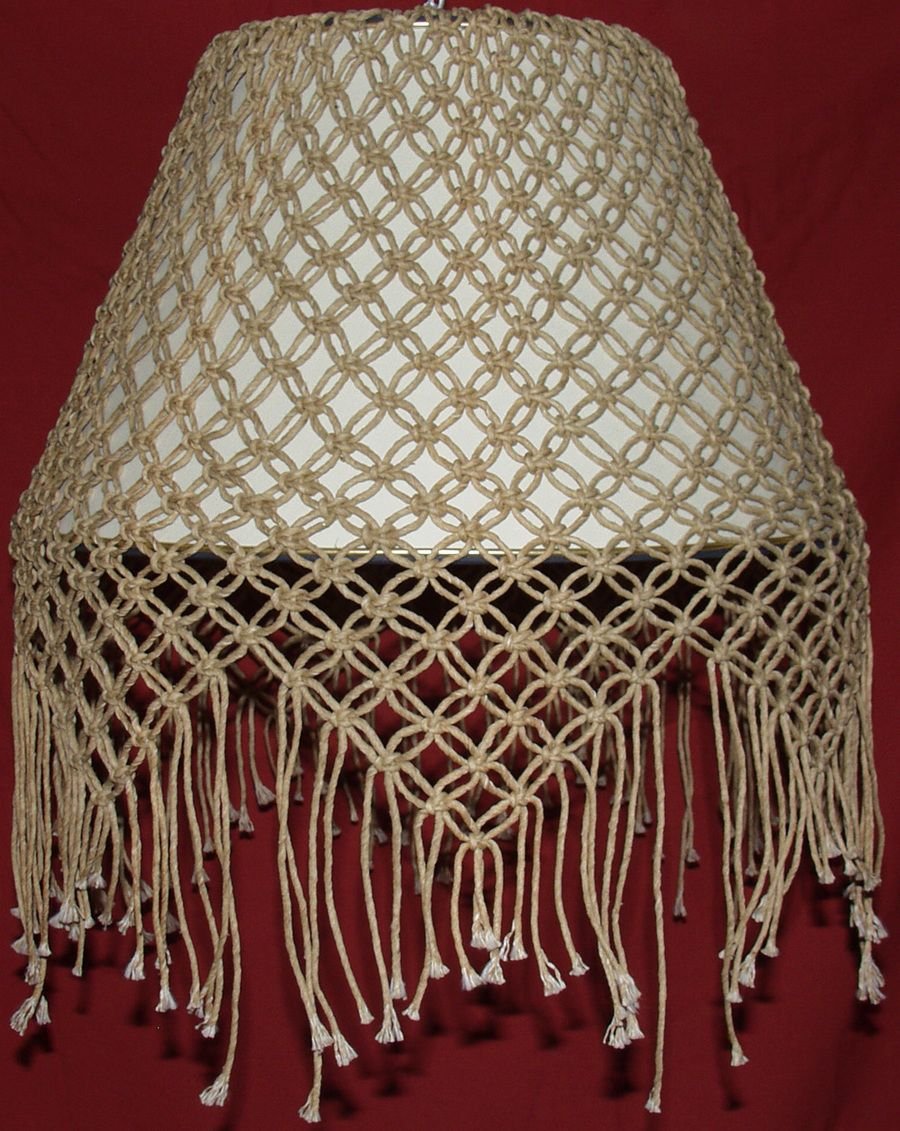 Абажур макраме