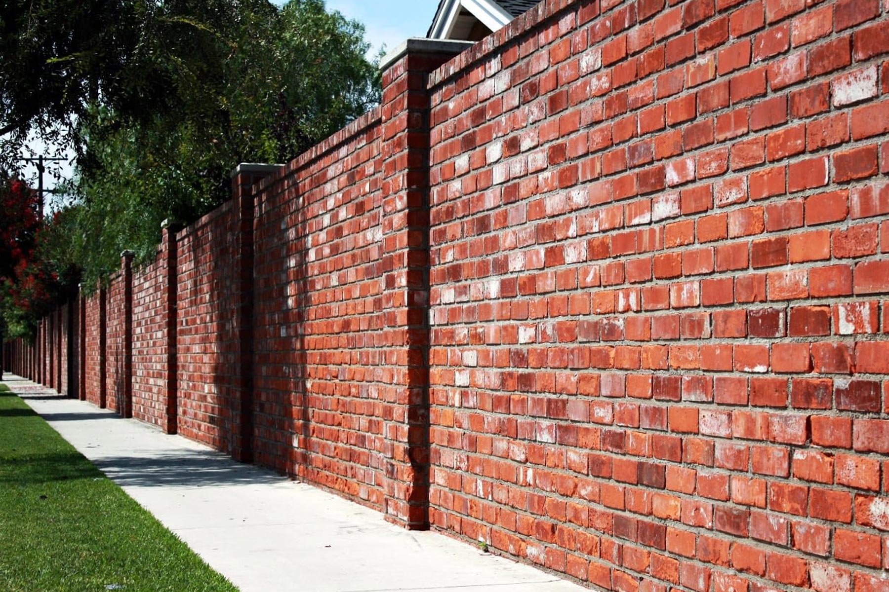 Building bricks wall