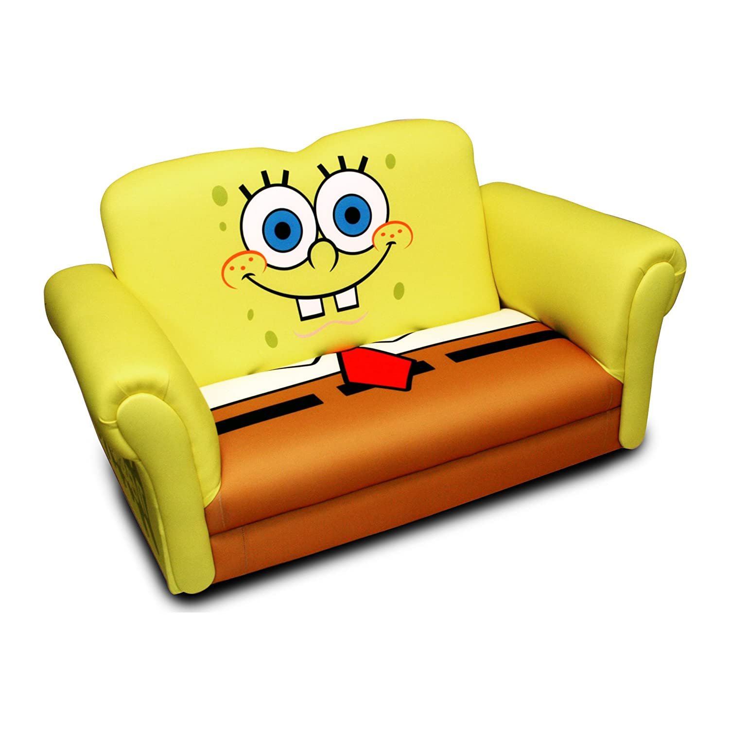Покажи диваны картинки. Диван кровать Спанч Боб. Кресло кровать Спанч Боб. Диван с глазами. Мультяшная мебель.