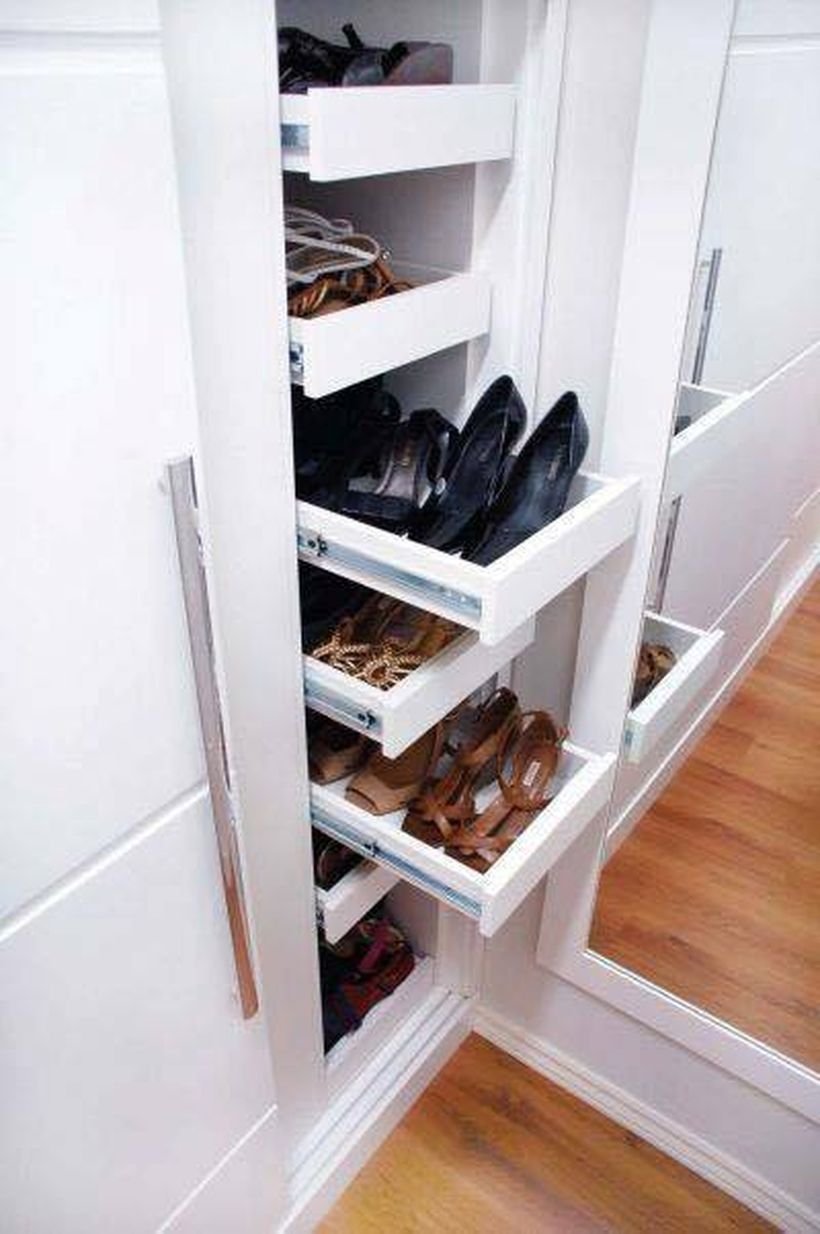 Полка для обуви встраиваемая в шкаф