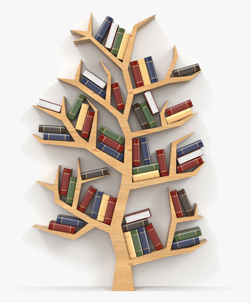 Книжный стеллаж в форме дерева