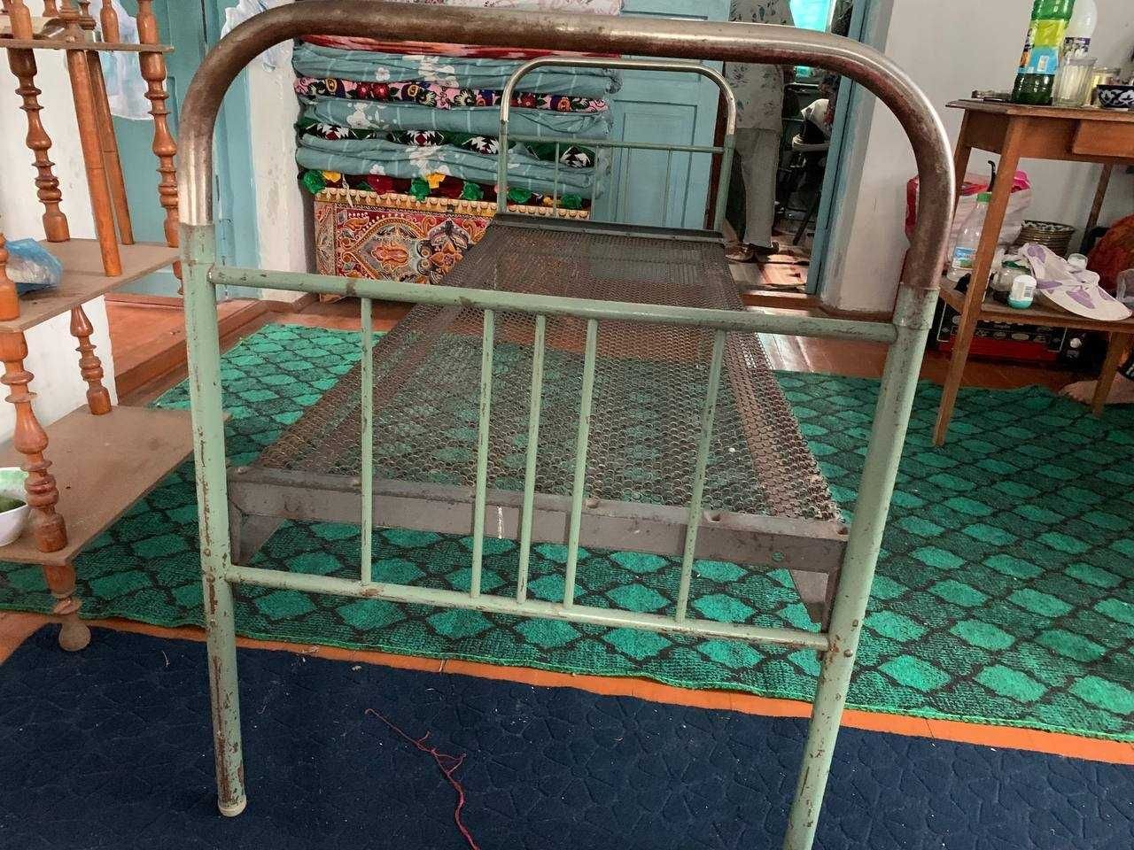 кровать металлическая панцирная сетка