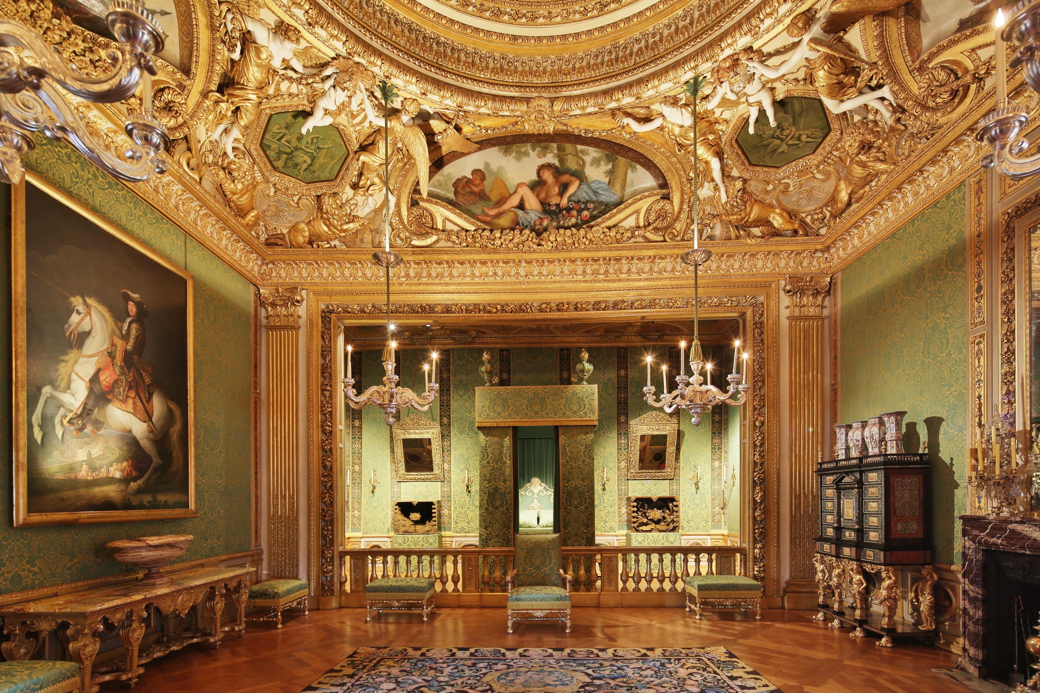 Версаль интерьер. Франция Барокко Версальский дворец.
