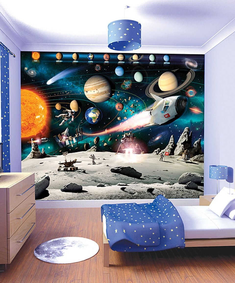Спальня для мальчика космос