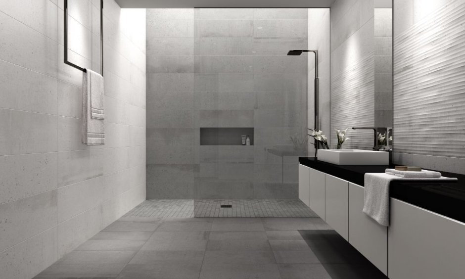 Ванна керамогранит Giovanny Grey Light 60x120
