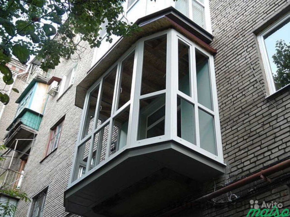 Балкон в хрущевке открытый