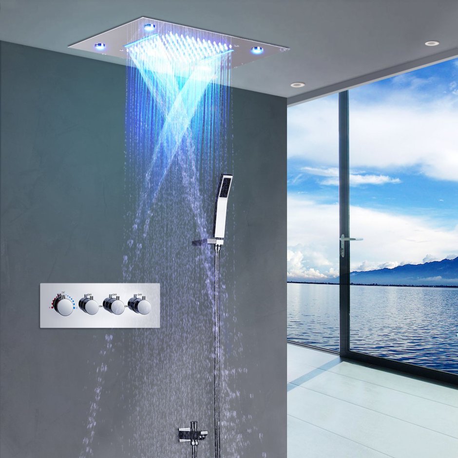 Верхний душ встраиваемый Grohe Rainshower f-Series 26373001 хром