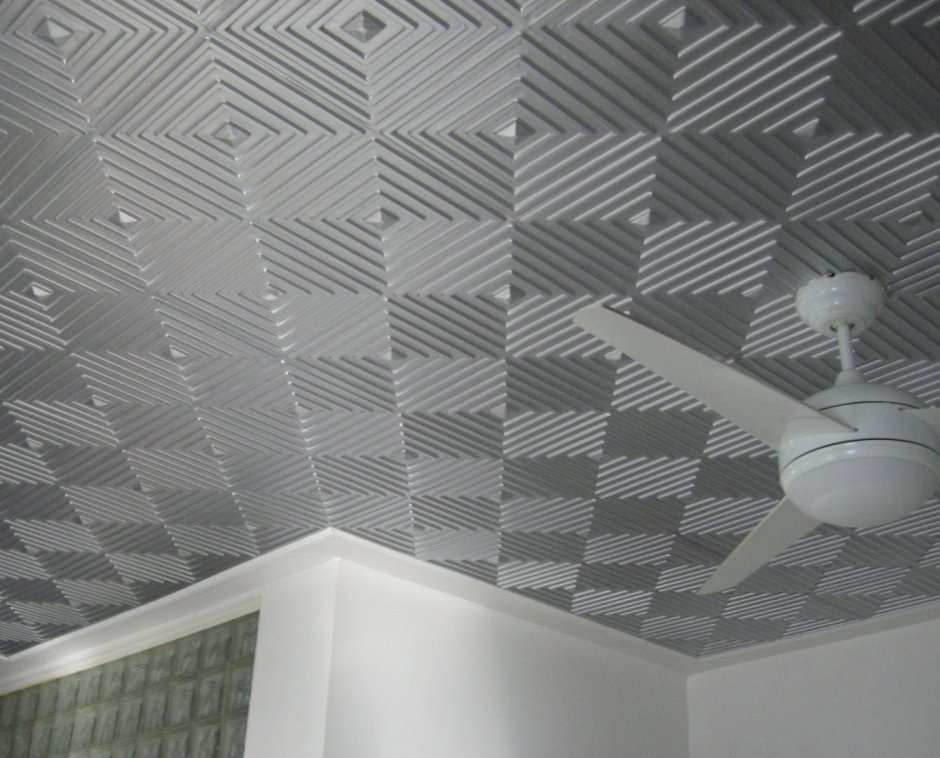 Керамическая плитка на потолок