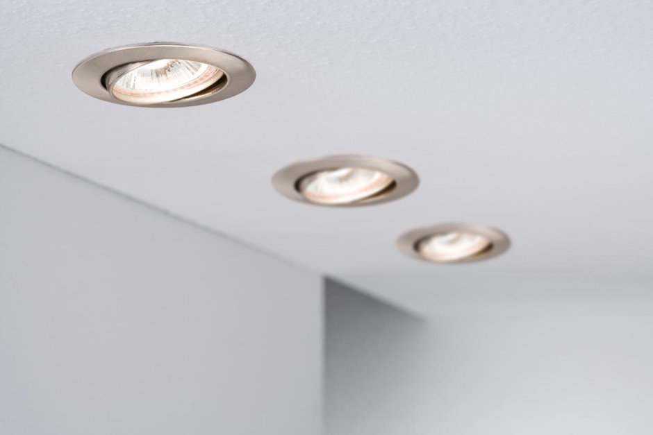 Встраиваемые точечные светильники для натяжных потолков