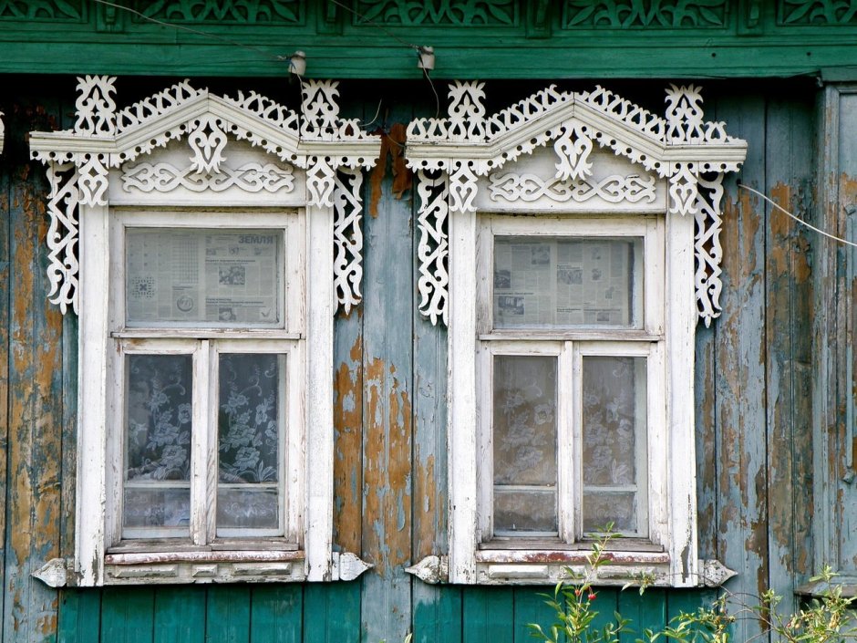 Борисоглебская домовая резьба наличники
