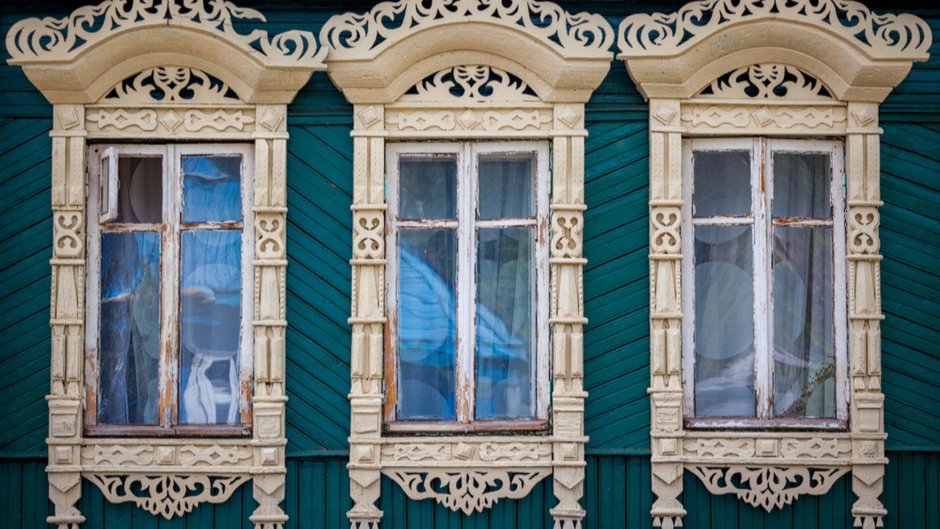 Резные наличники Суздаль