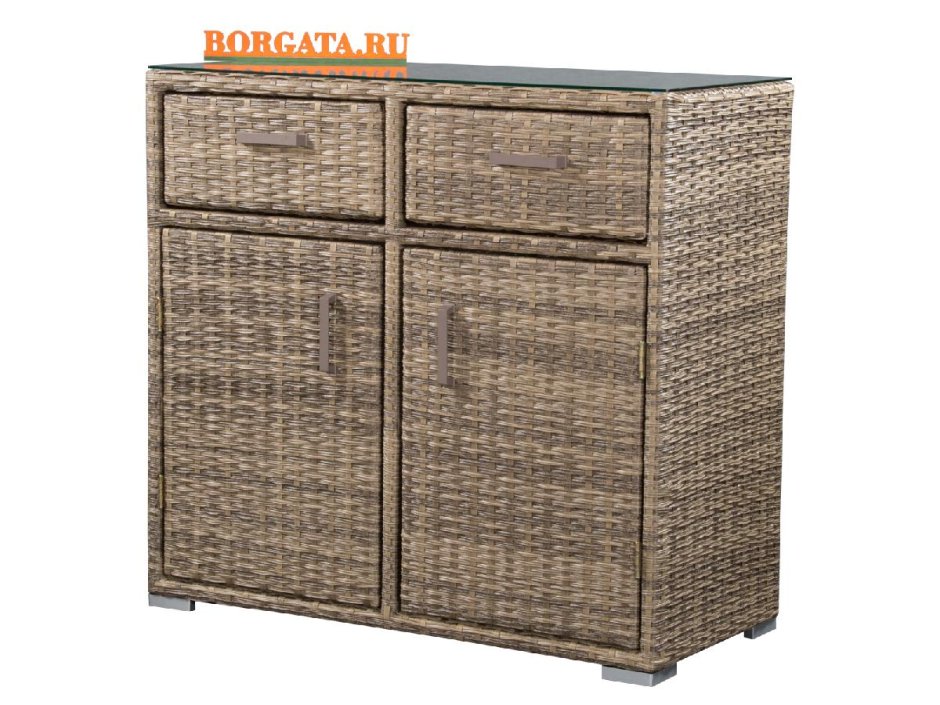 Шкаф садовый Keter Rattan Style Tall Utility Shed 231232