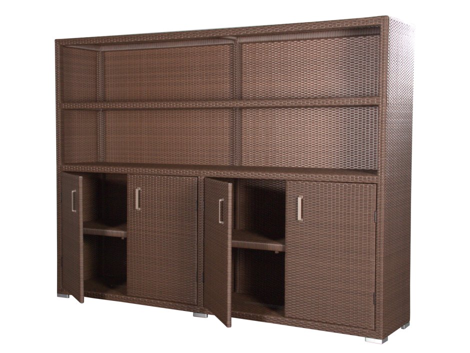 Шкаф садовый Keter Rattan Style Tall Shed 17190092