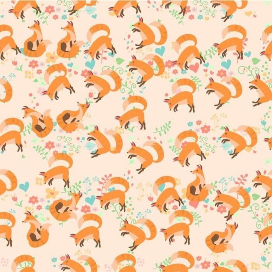 Обои с милыми лисичками