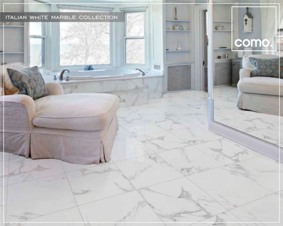 Bianco Carrara мрамор интерьеры